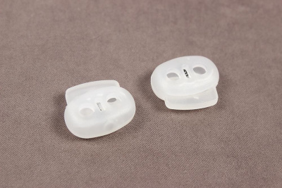 Фиксатор двойной 20мм плоский Прозрачный - изображение