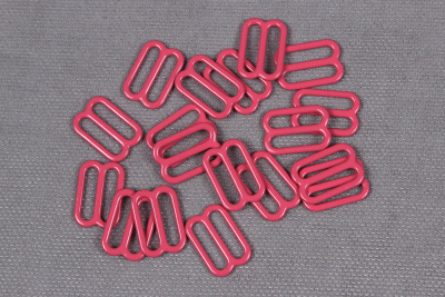 Регулятор бретелей 12мм металл Коралловый - изображение