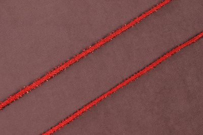 Тесьма 10мм Сороконожка Красный - изображение