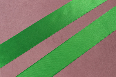 Лента атласная 40мм Зеленый 019 - изображение