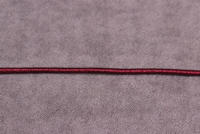 Резинка шляпная 2мм Бордовый - изображение