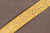 Лента 18мм жаккардовая 8681 Бесконечность Желтый/золото