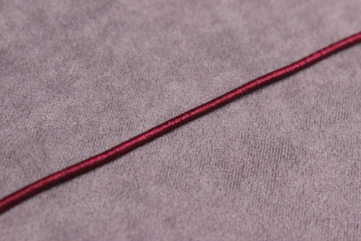 Резинка шляпная 2мм Бордовый - изображение