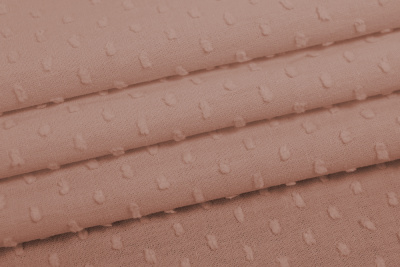 Хлопок вышивка Доби Пыльная роза - изображение