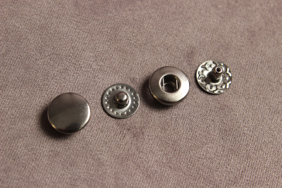 Кнопки пробивные 10мм Альфа Т.Никель - изображение