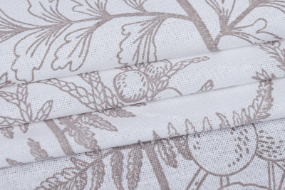 Бязь набивная 220 Ив 120 г/м.кв Хлоя Мокко - изображение