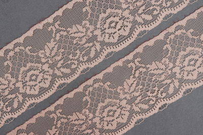 Кружево нейлон 75мм Пудровый - изображение