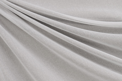 Тюль под лен светло-серый - изображение