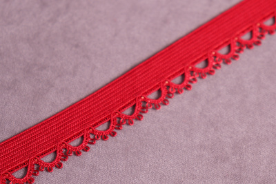 Резинка бельевая 15мм Т.Красный - изображение