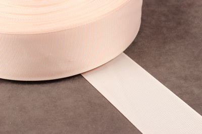 Репсовая лента 40мм Св.персик - изображение