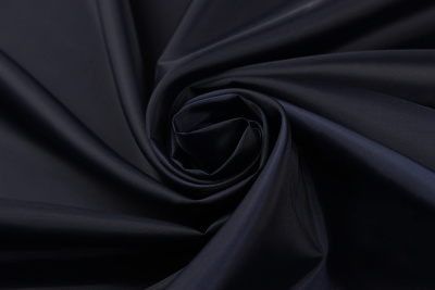 Подкладочная однотонная таффета Чернильно-синий - изображение