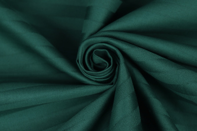 Страйп-сатин 140гр/м.кв.240 Мелкая полоска Изумрудный 1*1 - изображение