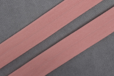 Трикотажная бейка 20мм Розовый грязный матовый - изображение