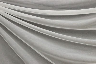 Сетка Дождик однотонная белая - изображение