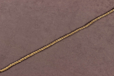 Шнур витой 4мм Золотой - изображение