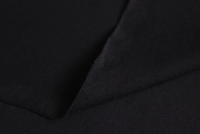 Кулирная гладь с лайкрой 170-180гр/м.кв.Черный - изображение