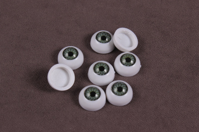 Глазки для кукол 10мм круглые Серые - изображение