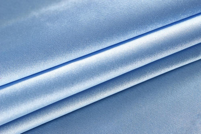 Атлас однотонный Йоко-йоко Голубой - изображение