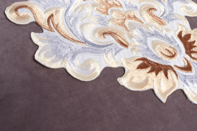 Термоаппликация Орнамент Пастельный Серый - изображение