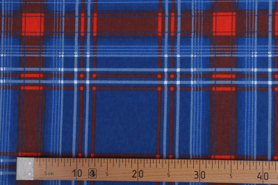 Фланель клетка Красный/синий - изображение