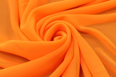 Шифон однотонный Ярко-оранжевый - изображение