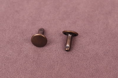 Хольнитены двусторонние 7*7мм  Антик - изображение