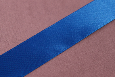 Лента атласная 25мм Синий №040 - изображение