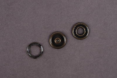 Кнопки пробивные 10,5мм рубашечные/кольцо Антик - изображение