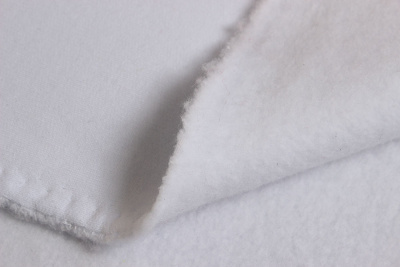 Полотно футерованное Penye 3-нитка 320-330гр/м.кв.начес Белый - изображение