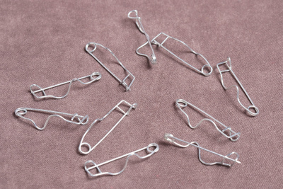 Булавка значковая 30мм Никель - изображение