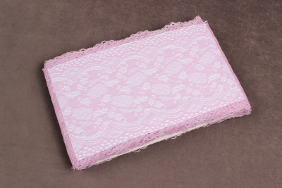 Кружево 160мм эластичное Сиреневый - изображение