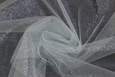 Фатин средней жесткости металлик Серый - изображение