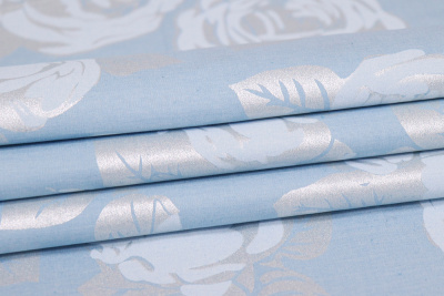 Тик наволоч.смесовый 220 135 гр/м.кв. Голубая роза - изображение