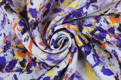 Вискоза атлас 3487 Абстракция - изображение