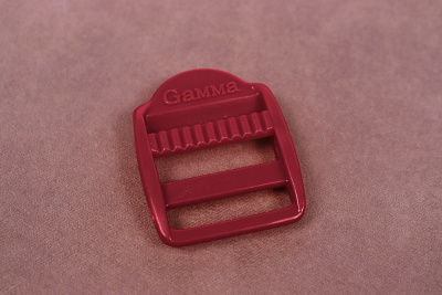 Пряжка регулирующая 25мм Красный - изображение