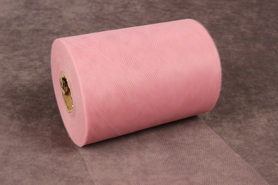 Лента 150мм фатиновая Пыльный розовый - изображение