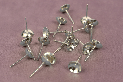 Основа 14*8мм для пусет Никель - изображение