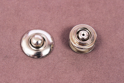 Кнопки пробивные 17мм beta латунь Никель - изображение