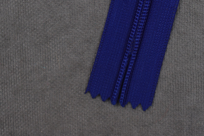 Молния потайная 30см нейлон KBB  Синий 223 - изображение