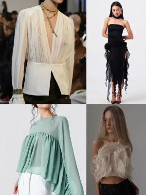 Шифон однотонный Индонезия Т.розовый - изображение