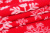 Мех ИТЖФ2 707 Красный с белыми снежинками