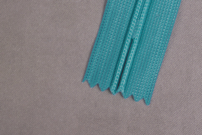 Молния потайная 30см нейлон KBB Морская волна 209 - изображение