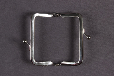 Фермуар рамочный 60*82мм для кошелька Серебро - изображение