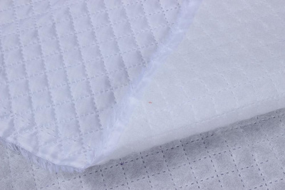 Стежка на капроне мелкая клетка Белый - изображение