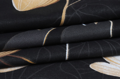 Бязь набивная 220 Премиум Тейково Золотой цвет - изображение