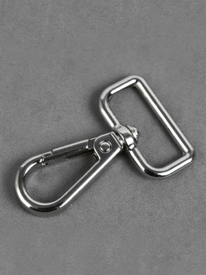 Карабин 25мм для сумок Никель - изображение