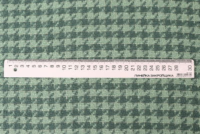 Костюмная шанель с люрексом 116 Ментол - изображение