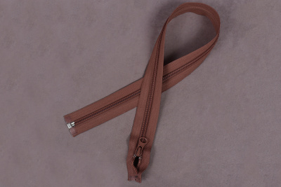 Молния разъёмная 55см Т5 спираль Терракотовый 288 - изображение