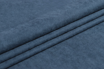 Мокрый шелк 165гр/м.кв.Пыльно-синий - изображение