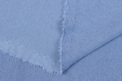 Полотно футерованное 3-нитка 320гр/м.кв.петля Голубой - изображение